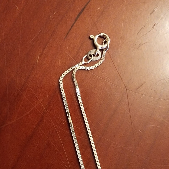 Double 💕 hearts sterling silver necklace - Picture 4 of 13